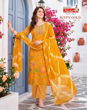 Navkar suffy gold vol 29 kurti dupatta set in wholesale